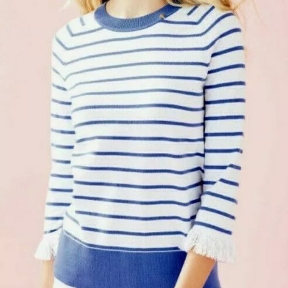 NWT Lilly Pulitzer Dasha Stripe Sweater Size Small.